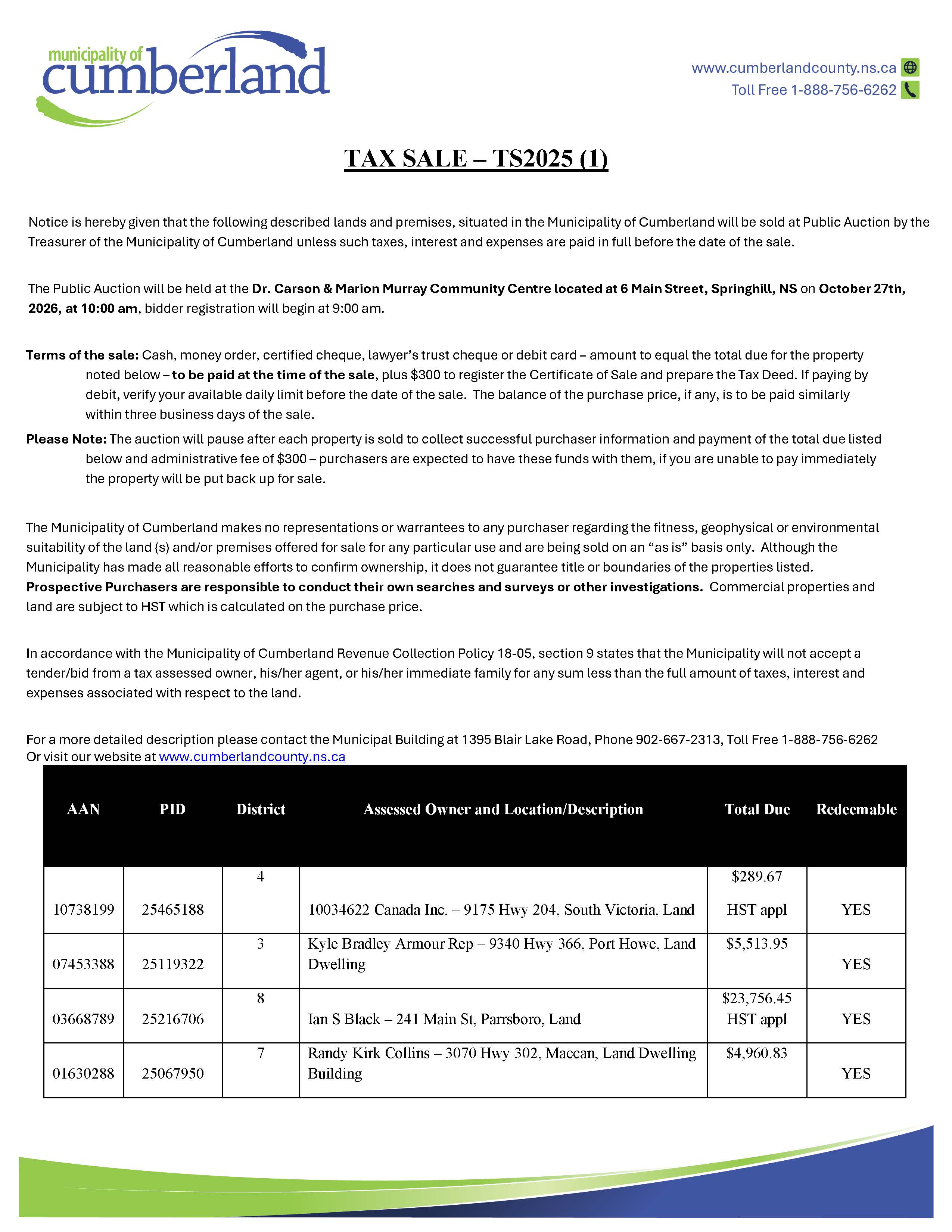 20260924 TS ad October 27 2026 TS2025 Page 1