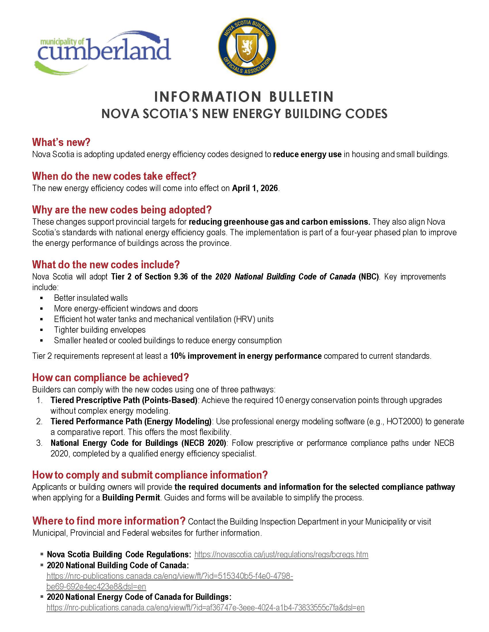 NSBOA 9.36 Information Bulletin CMCC