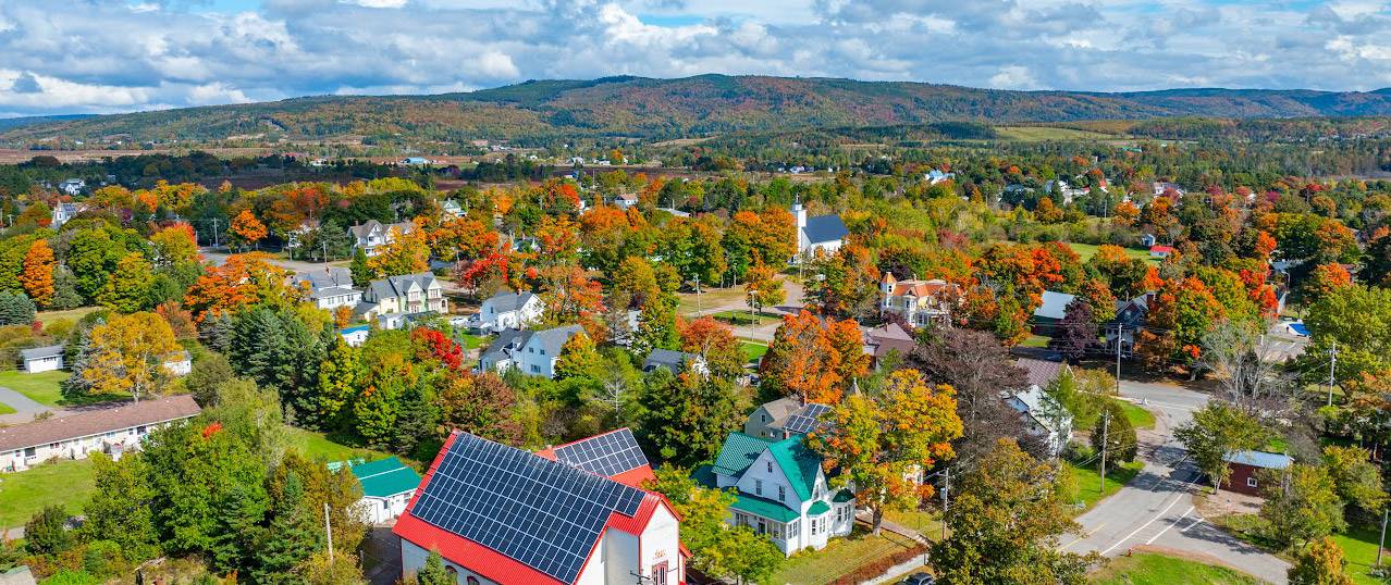 Parrsboro Aerial - The Hall