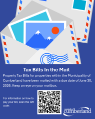 Municipality of Cumberland property tax bills in the mail