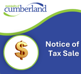 Notice of Tax Sale - October 27, 2026